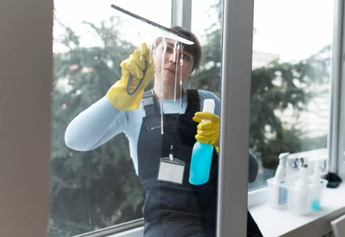 Nettoyage de vitres intérieures et extérieures à Monnerville